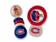 Montreal Canadiens Wood Rattle Set