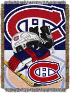 Montreal Canadiens Woven Tapestry Throw Blanket