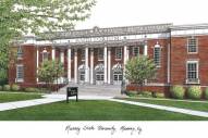 Murray State Racers Campus Images Lithograph