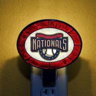 Washington Nationals MLB Stained Glass Night Light