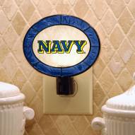 Navy Midshipmen Art Glass Night Light