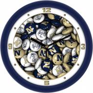 Navy Midshipmen Candy Wall Clock