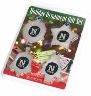 Navy Midshipmen Christmas Ornament Gift Set
