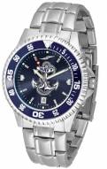 Navy Midshipmen Competitor Steel AnoChrome Color Bezel Men's Watch