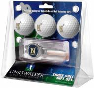 Navy Midshipmen Golf Ball Gift Pack with Kool Tool