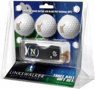 Navy Midshipmen Golf Ball Gift Pack with Spring Action Divot Tool