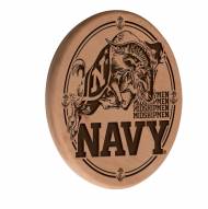 Navy Midshipmen Laser Engraved Wood Sign