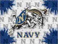 Navy Midshipmen Logo Canvas Print