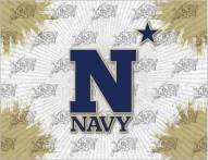 Navy Midshipmen Logo Canvas Print
