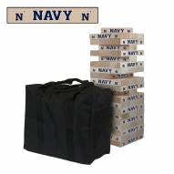 Navy Midshipmen NCAA Giant Wooden Tumble Tower Game