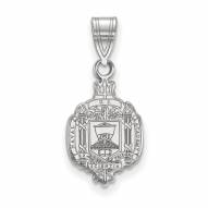 Navy Midshipmen Sterling Silver Medium Crest Pendant