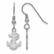 Navy Midshipmen Sterling Silver Small Dangle Earrings