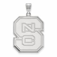 North Carolina State Wolfpack Sterling Silver Extra Large Pendant