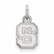 North Carolina State Wolfpack Sterling Silver Extra Small Pendant