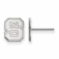 North Carolina State Wolfpack Sterling Silver Extra Small Post Earrings