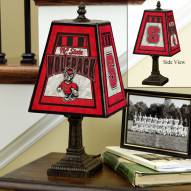 NC State Wolfpack NCAA Hand-Painted Art Glass Table Lamp