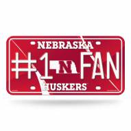 Nebraska Cornhuskers #1 Fan License Plate