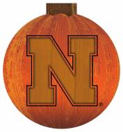 Nebraska Cornhuskers 12" Halloween Pumpkin Sign