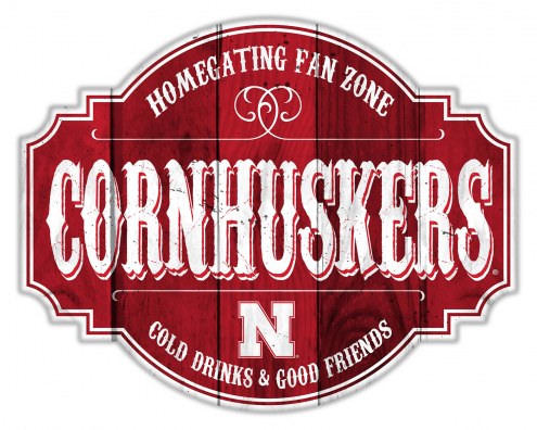Nebraska Cornhuskers 12&quot; Homegating Tavern Sign