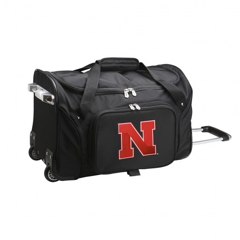 Nebraska Cornhuskers 22&quot; Rolling Duffle Bag