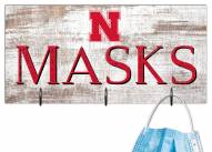 Nebraska Cornhuskers 6" x 12" Mask Holder
