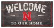Nebraska Cornhuskers 6" x 12" Welcome Sign