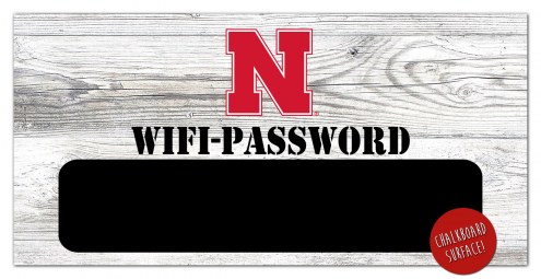 Nebraska Cornhuskers 6&quot; x 12&quot; Wifi Password Sign