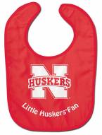 Nebraska Cornhuskers All Pro Little Fan Baby Bib