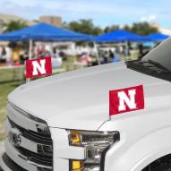 Nebraska Cornhuskers Ambassador Car Flags