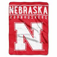 Nebraska Cornhuskers Basic Raschel Blanket