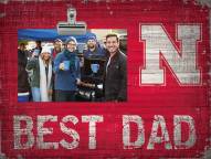Nebraska Cornhuskers Best Dad Clip Frame