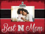Nebraska Cornhuskers Best Mom Clip Frame