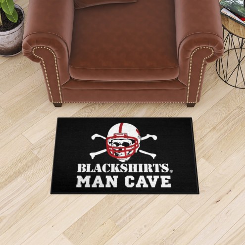 Nebraska Cornhuskers Blackshirts Man Cave Starter Mat