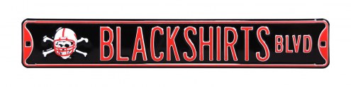 Nebraska Cornhuskers Blackshirts Street Sign