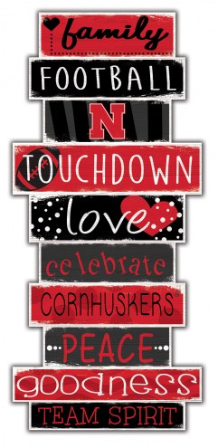 Nebraska Cornhuskers Celebrations Stack Sign