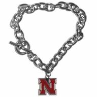 Nebraska Cornhuskers Charm Chain Bracelet