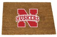 Nebraska Cornhuskers Colored Logo Door Mat