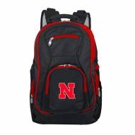 NCAA Nebraska Cornhuskers Colored Trim Premium Laptop Backpack