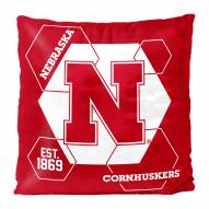 Nebraska Cornhuskers Connector Double Sided Velvet Pillow