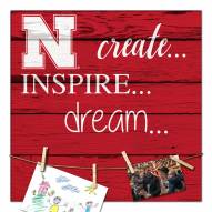 Nebraska Cornhuskers Create, Inspire, Dream Sign