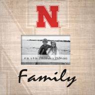 Nebraska Cornhuskers Family Picture Frame