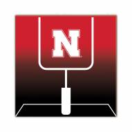 Nebraska Cornhuskers Goal Gradient 10" x 10" Sign