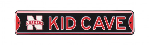Nebraska Cornhuskers Kid Cave Street Sign