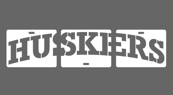 Nebraska Cornhuskers ~ Stencil ~ 11 OVERSIZED ~ Custom Stencil 