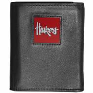 Nebraska Cornhuskers Leather Tri-fold Wallet