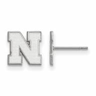 Nebraska Cornhuskers Sterling Silver Extra Small Post Earrings
