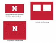 Nebraska Cornhuskers Logo Canopy Sidewall Panel (Attaches to Window Sidewall)