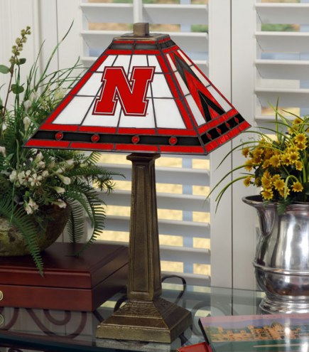 Nebraska Cornhuskers Mission Table Lamp