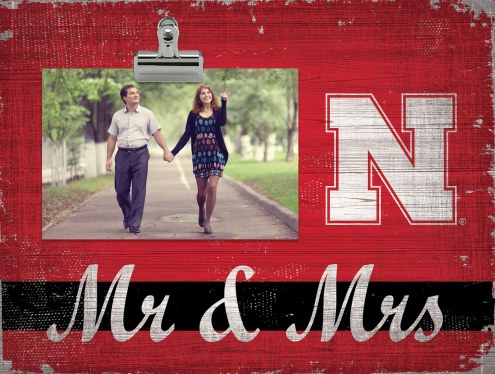 Nebraska Cornhuskers Mr. & Mrs. Clip Frame