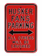 Nebraska Cornhuskers NCAA Embossed Parking Sign